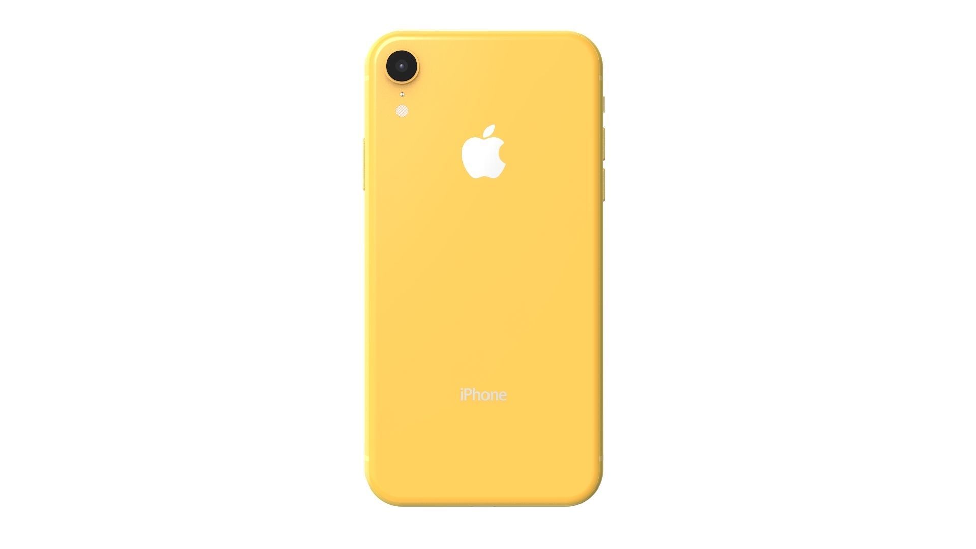 Apple iPhone XR Yellow 3D model_5