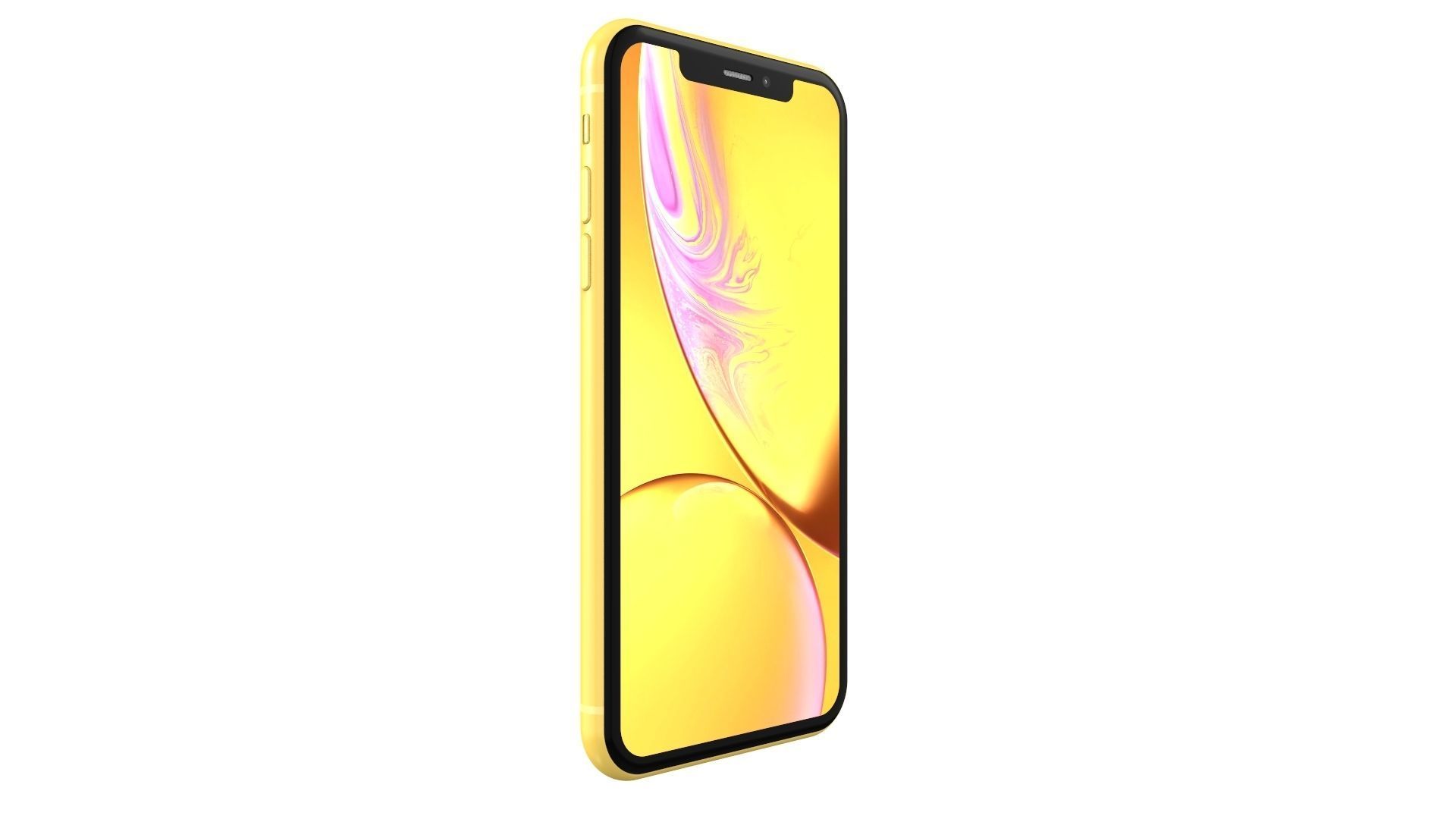 Apple iPhone XR Yellow 3D model_2