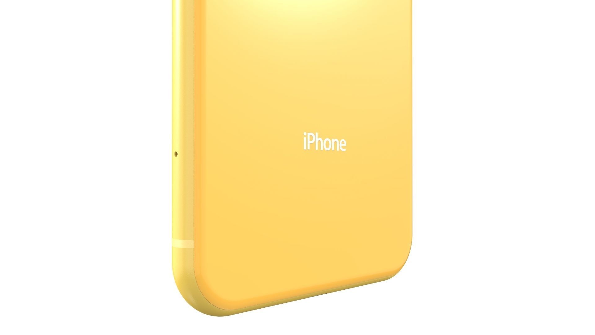 Apple iPhone XR Yellow 3D model_13