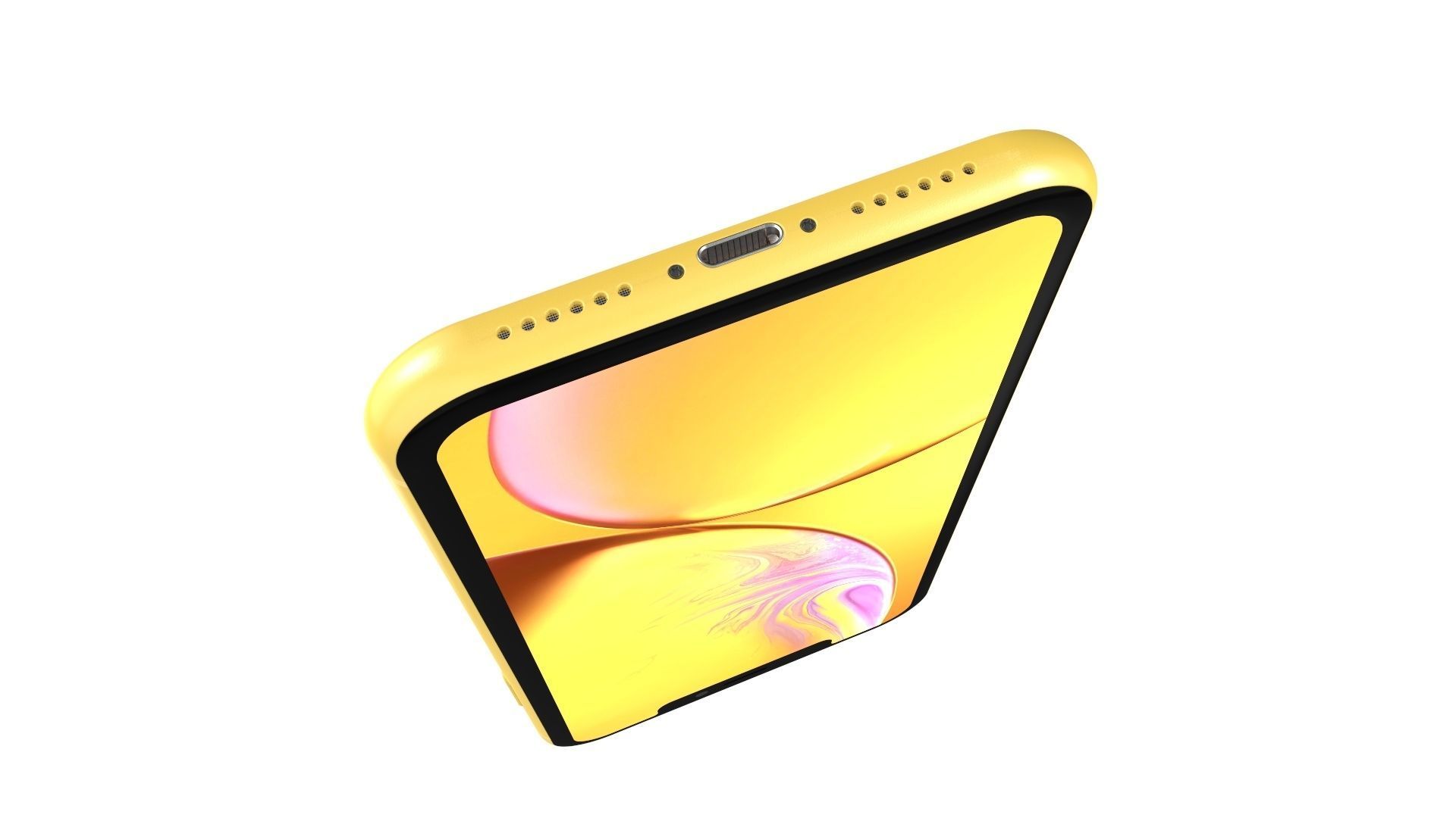 Apple iPhone XR Yellow 3D model_14