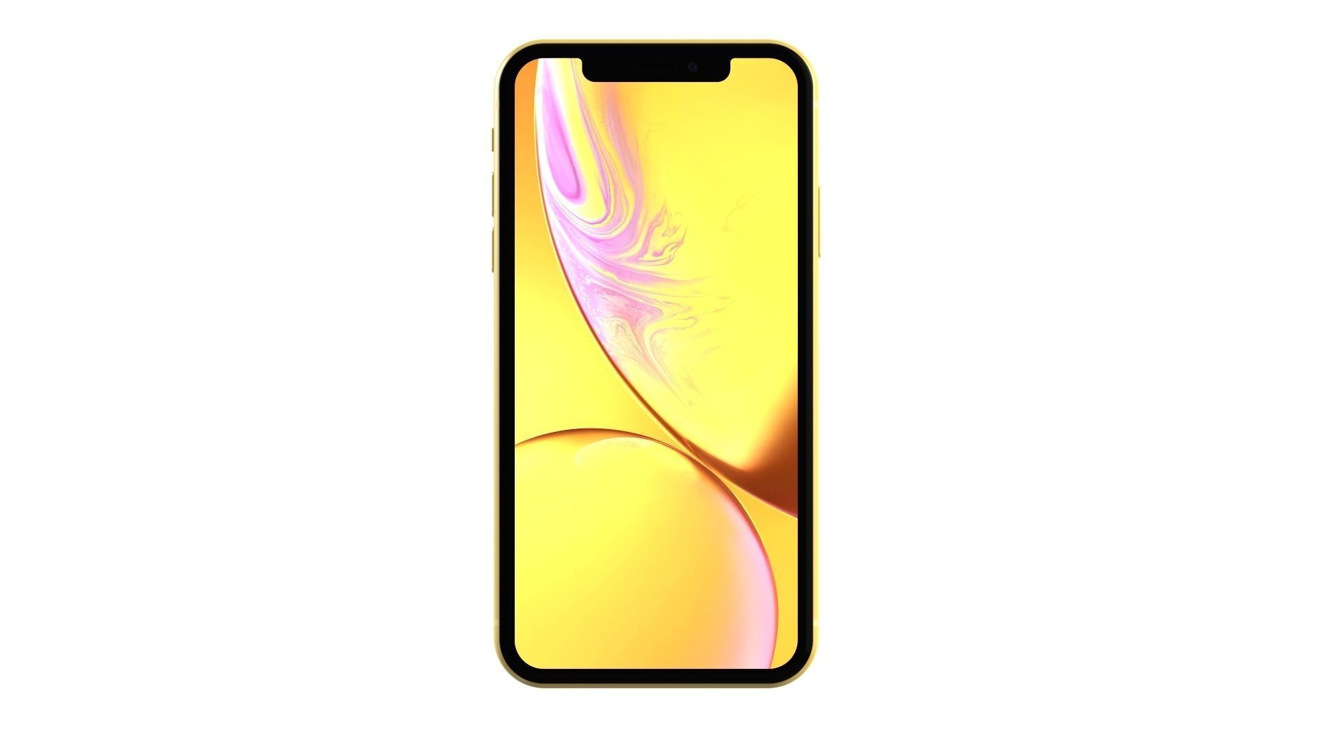 Apple iPhone XR Yellow 3D model_1