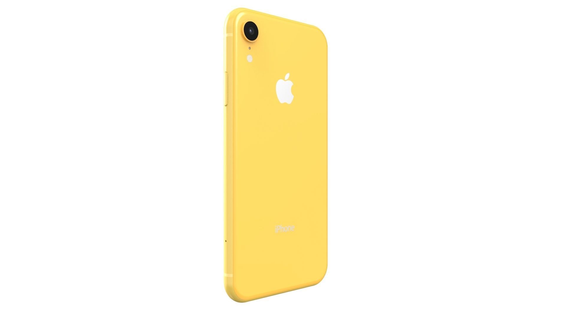 Apple iPhone XR Yellow 3D model_6