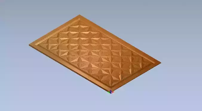 doorway metal plate with pattern