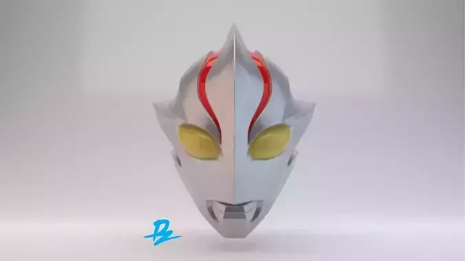 Mask Ultraman Mebius 3D print model