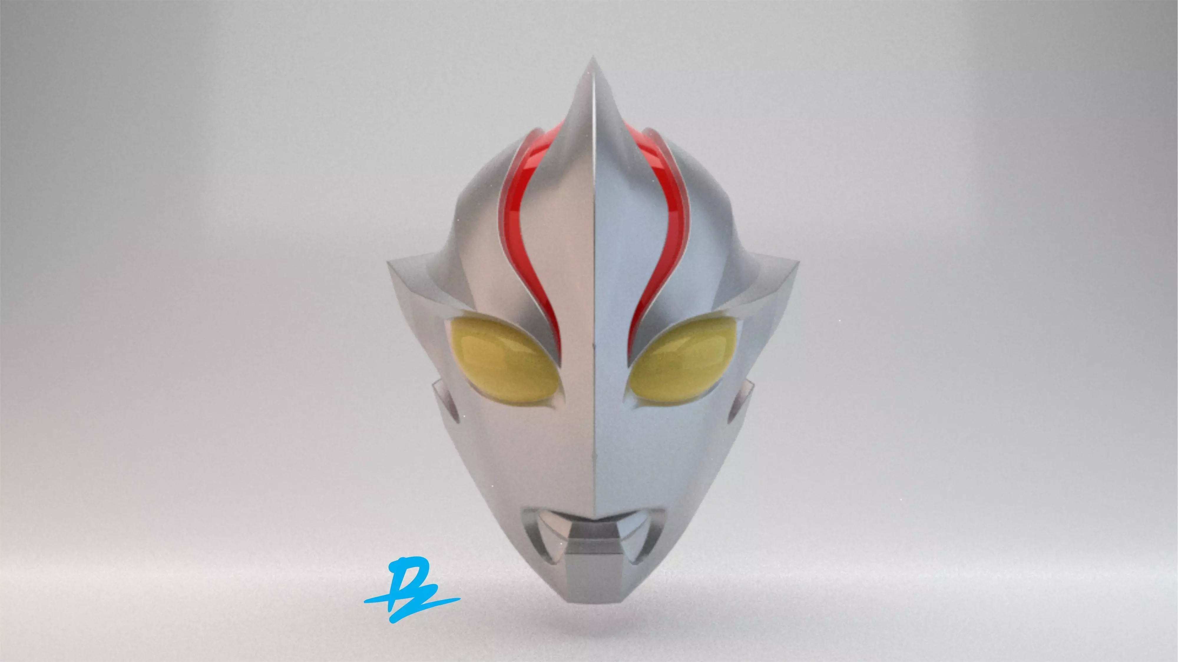 Mask Ultraman Mebius 3D print model_0