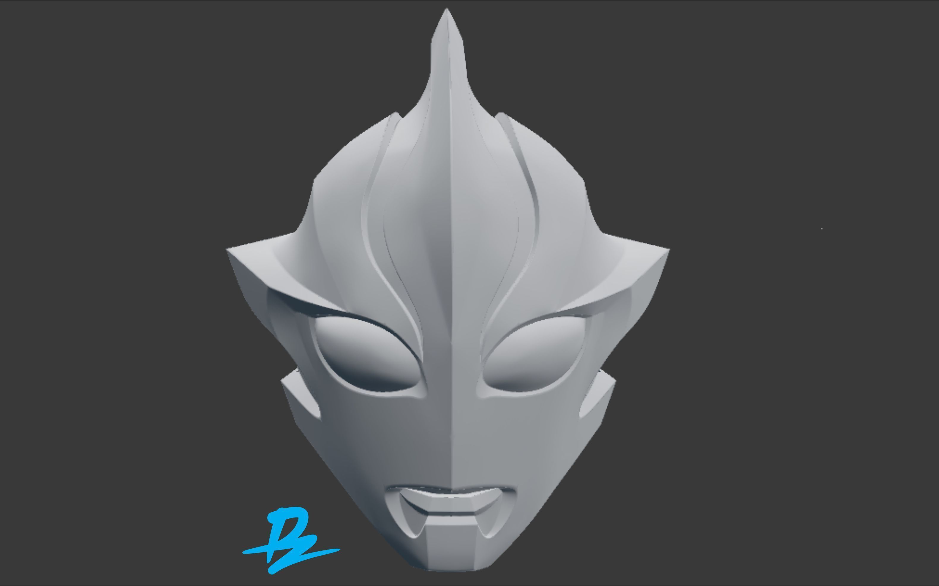 Mask Ultraman Mebius 3D print model_5