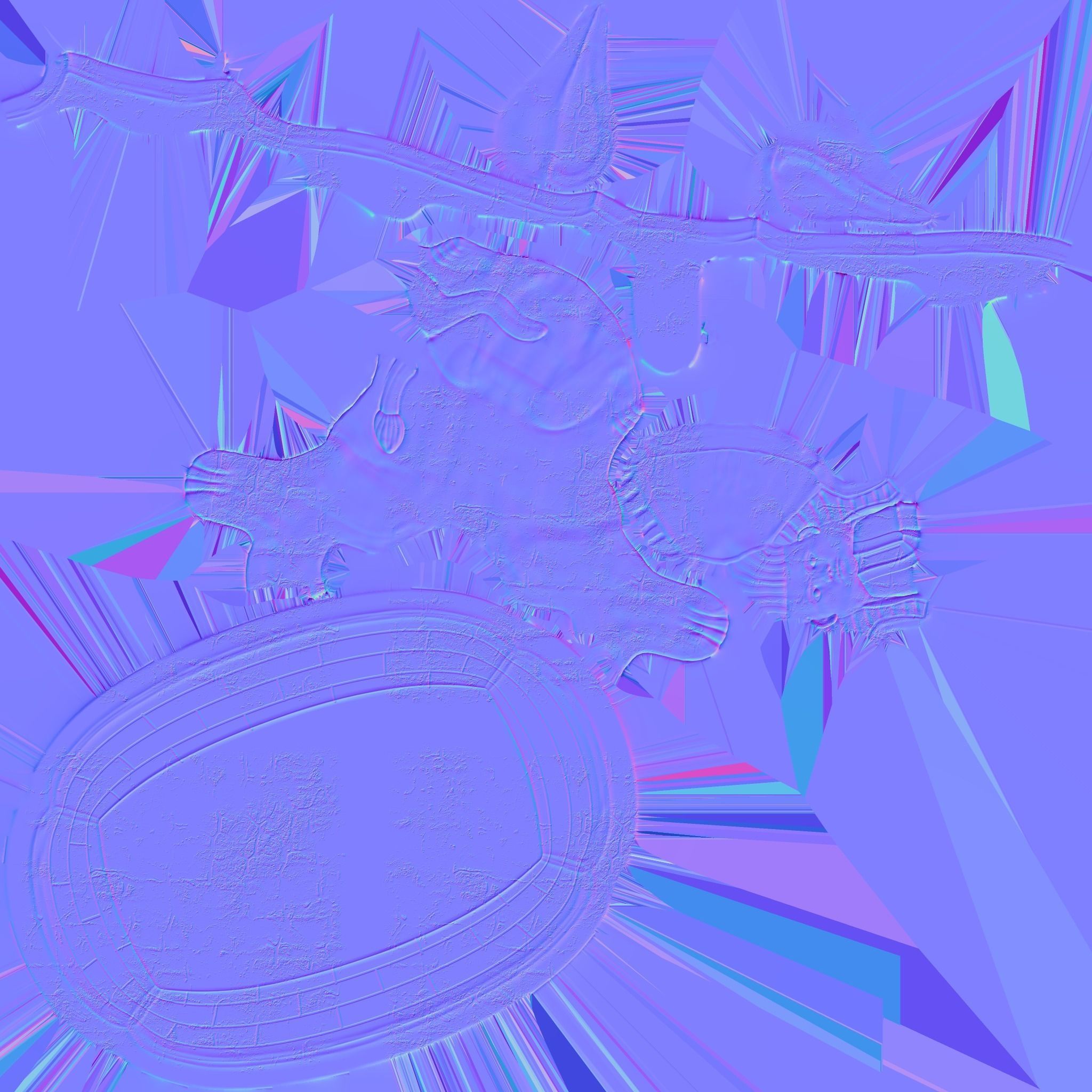 Egypt Sphynx  3D model_11