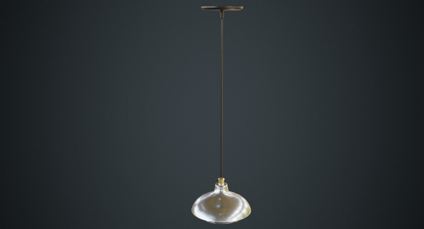 Hanging Lamp 5B Low-poly 3D model_3