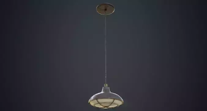Hanging Lamp 5D Low-poly 3D model
