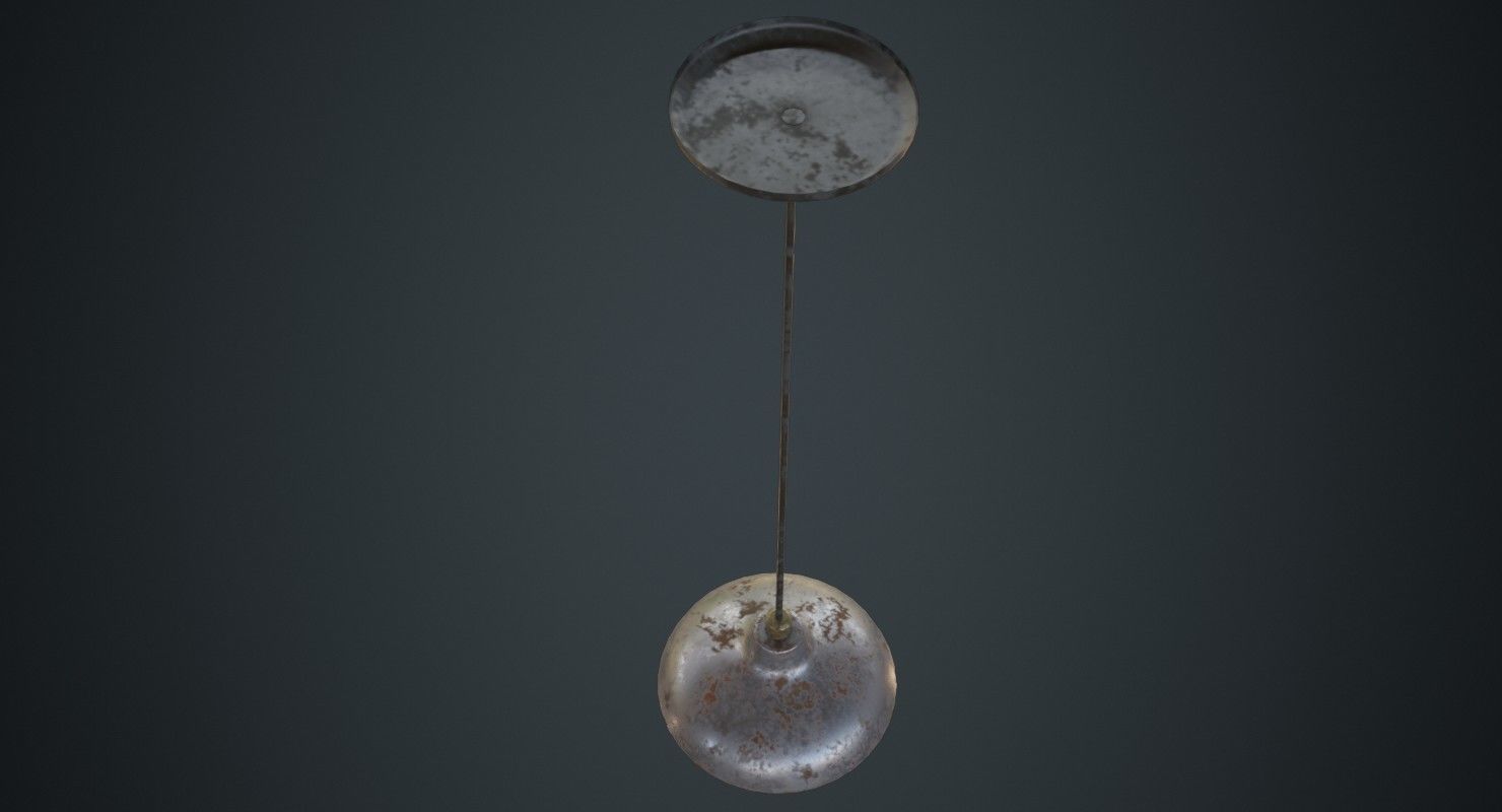 Hanging Lamp 5D Low-poly 3D model_4