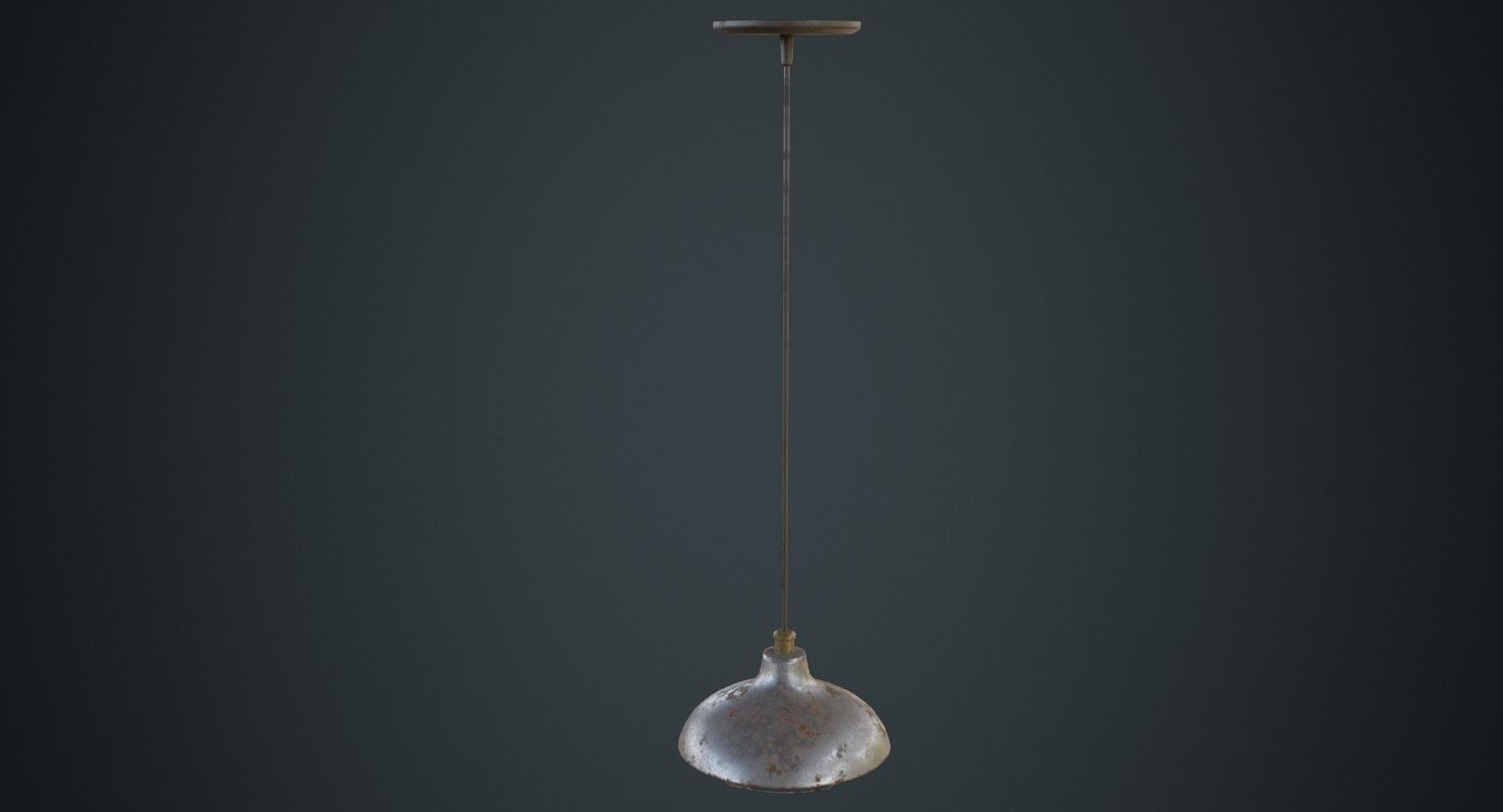 Hanging Lamp 5D Low-poly 3D model_3