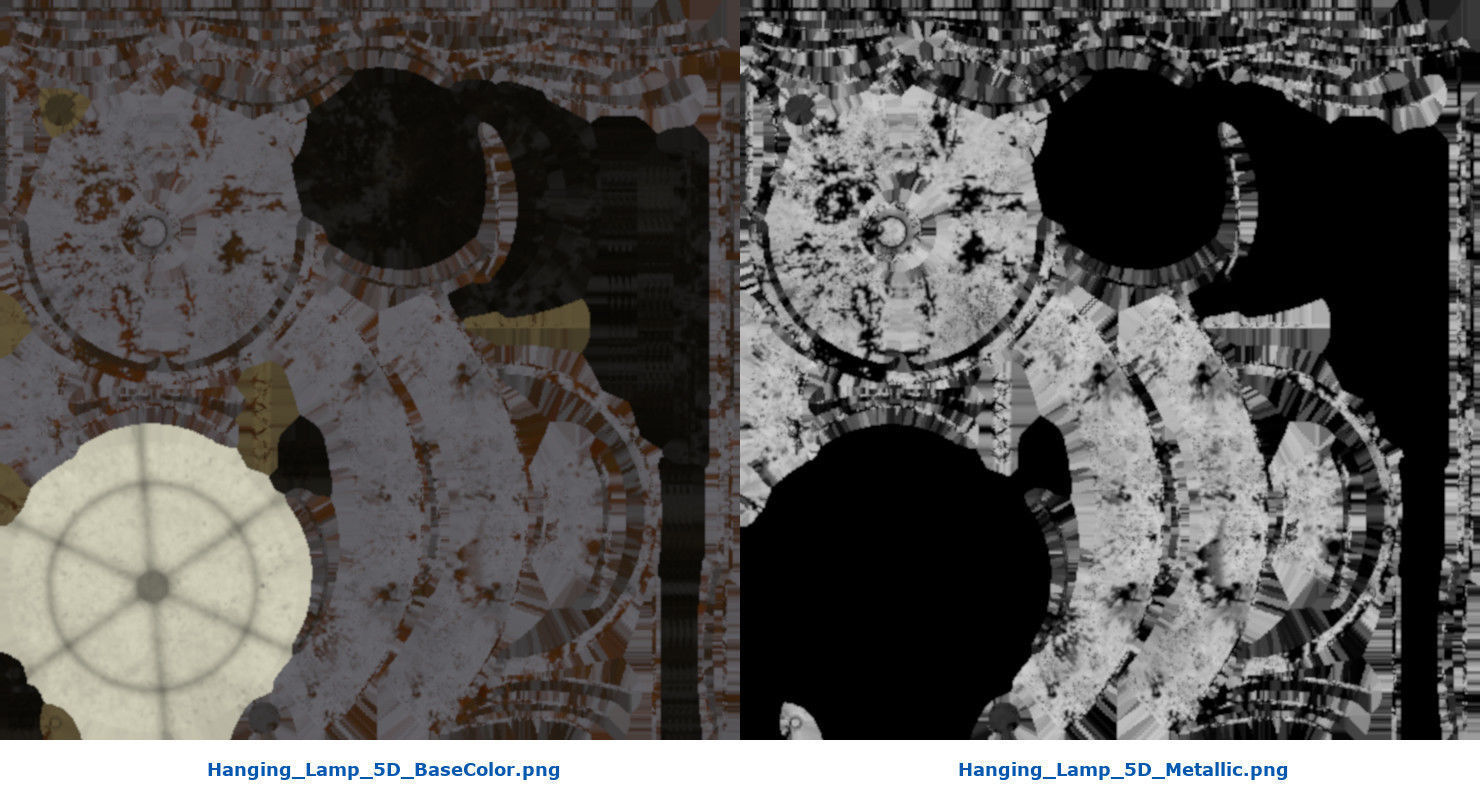 Hanging Lamp 5D Low-poly 3D model_7