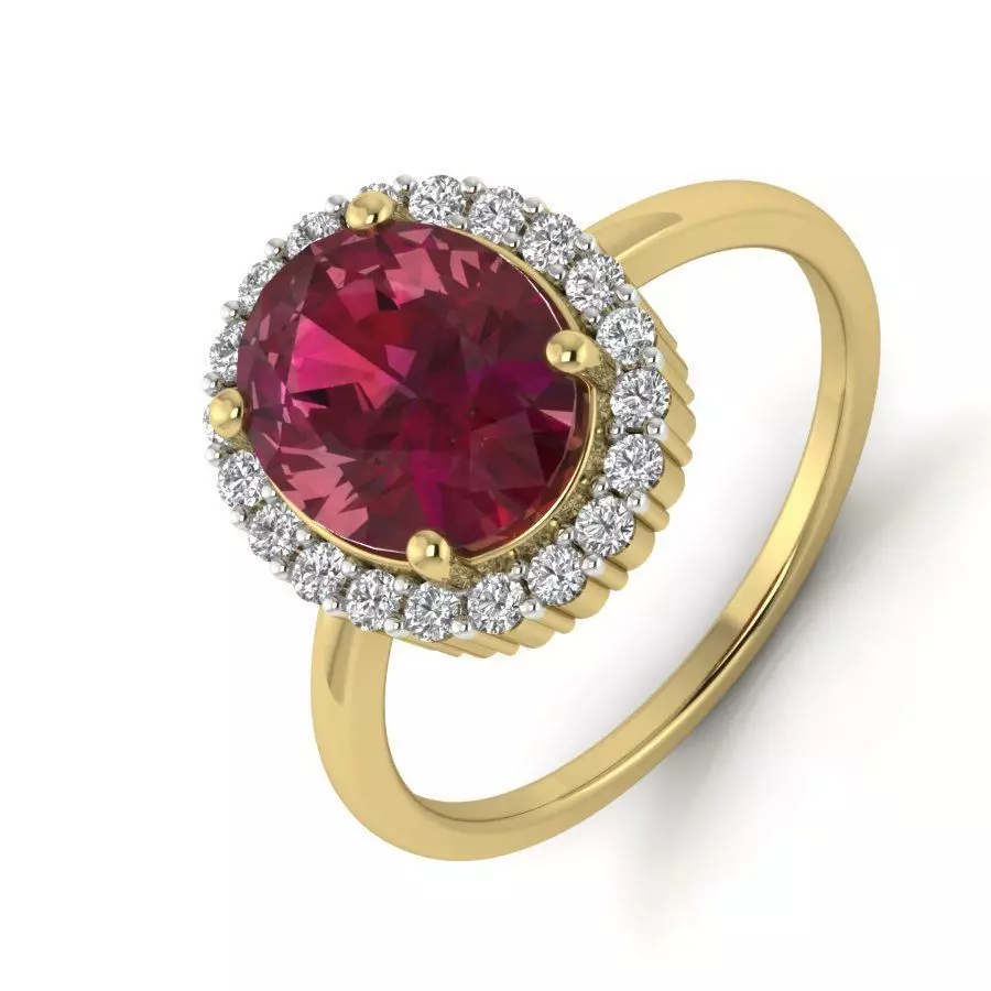 Women ring 3dm render detail 3D print model 3D print model_0