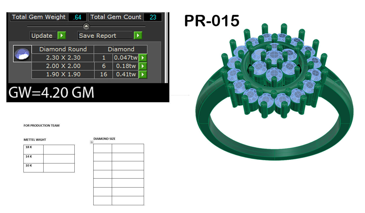 Women ring 3dm render detail 3D print model 3D print model_5