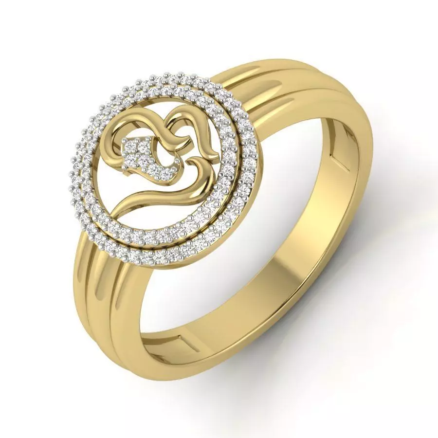 Women ring 3dm render detail 3D print model 3D print model_0
