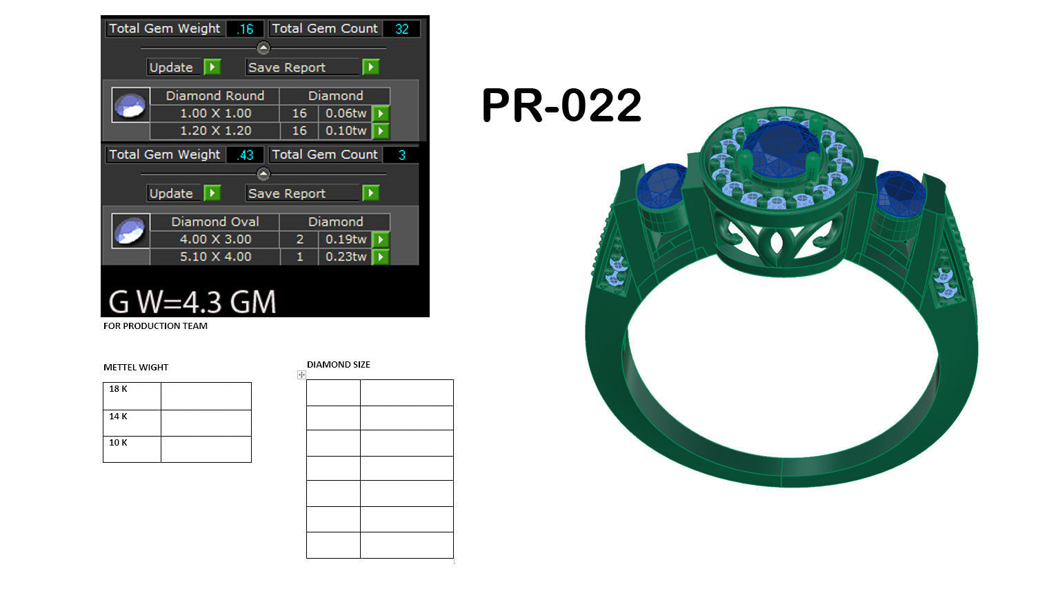 Women ring 3dm render detail 3D print model 3D print model_5