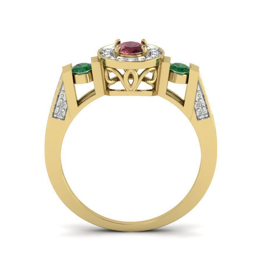 Women ring 3dm render detail 3D print model 3D print model_2