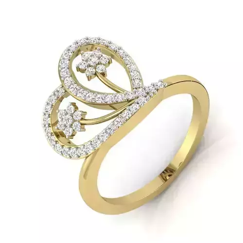 Women ring 3dm render detail 3D print model