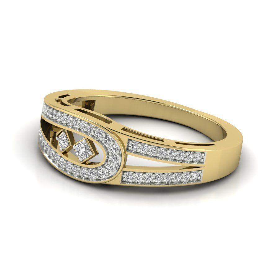 Women ring 3dm render detail 3D print model 3D print model_4