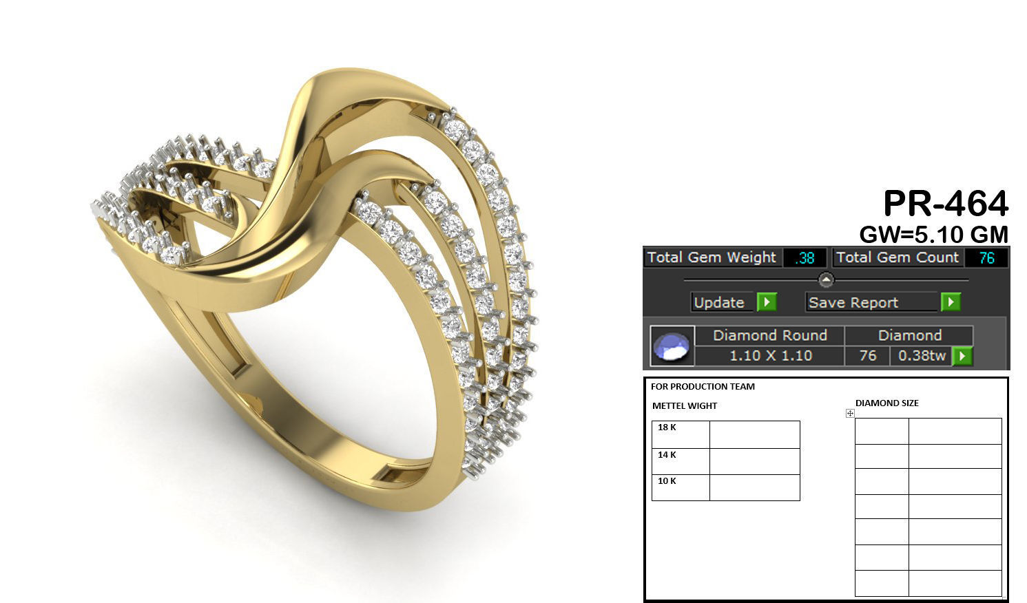 Women ring 3dm render detail 3D print model 3D print model_5