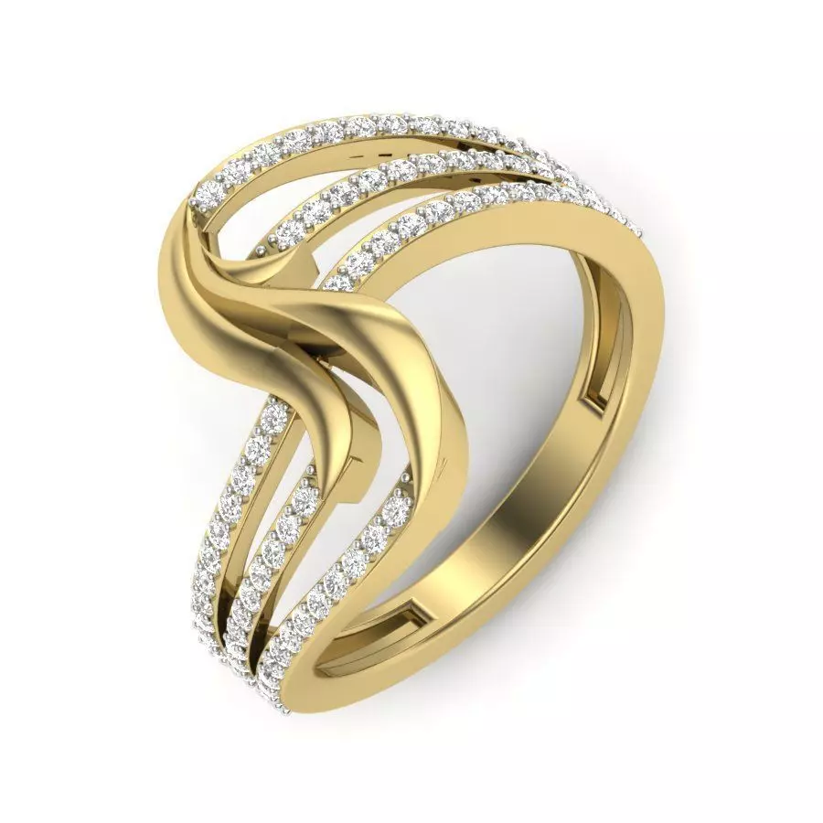 Women ring 3dm render detail 3D print model 3D print model_0