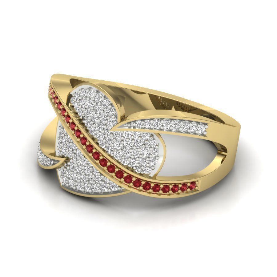Women ring 3dm render detail 3D print model 3D print model_4