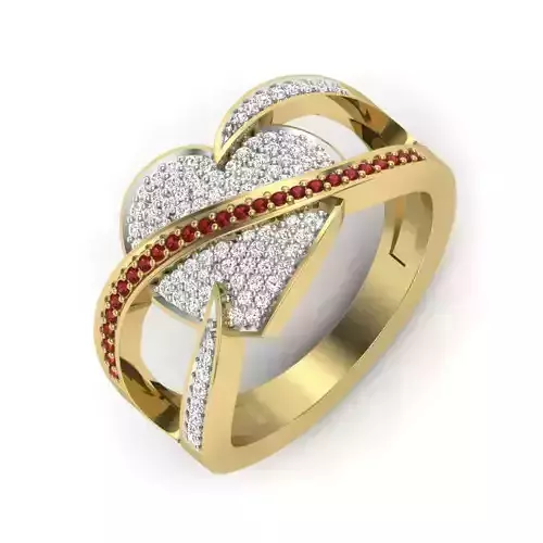 Women ring 3dm render detail 3D print model