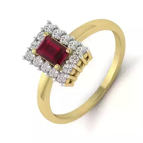 Women ring 3dm render detail 3D print model