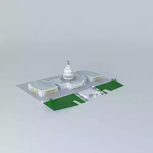 US CAPITAL BUILDING AND GROUNDS 3D model