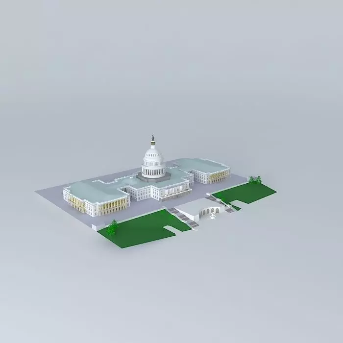US CAPITAL BUILDING AND GROUNDS 3D model_0