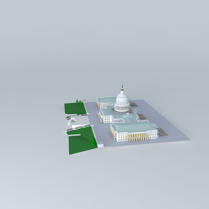 US CAPITAL BUILDING AND GROUNDS 3D model_2