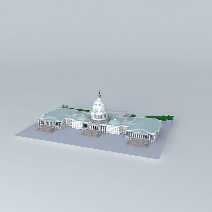 US CAPITAL BUILDING AND GROUNDS 3D model_1