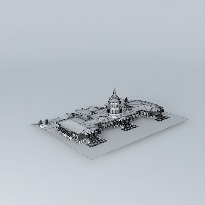 US CAPITAL BUILDING AND GROUNDS 3D model_4