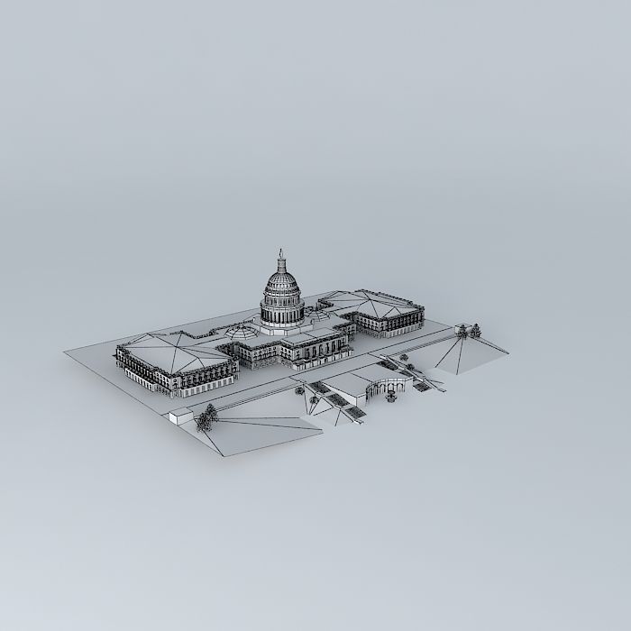 US CAPITAL BUILDING AND GROUNDS 3D model_3