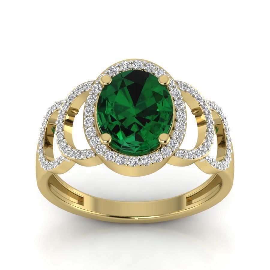 Women ring 3dm render detail 3D print model 3D print model_1