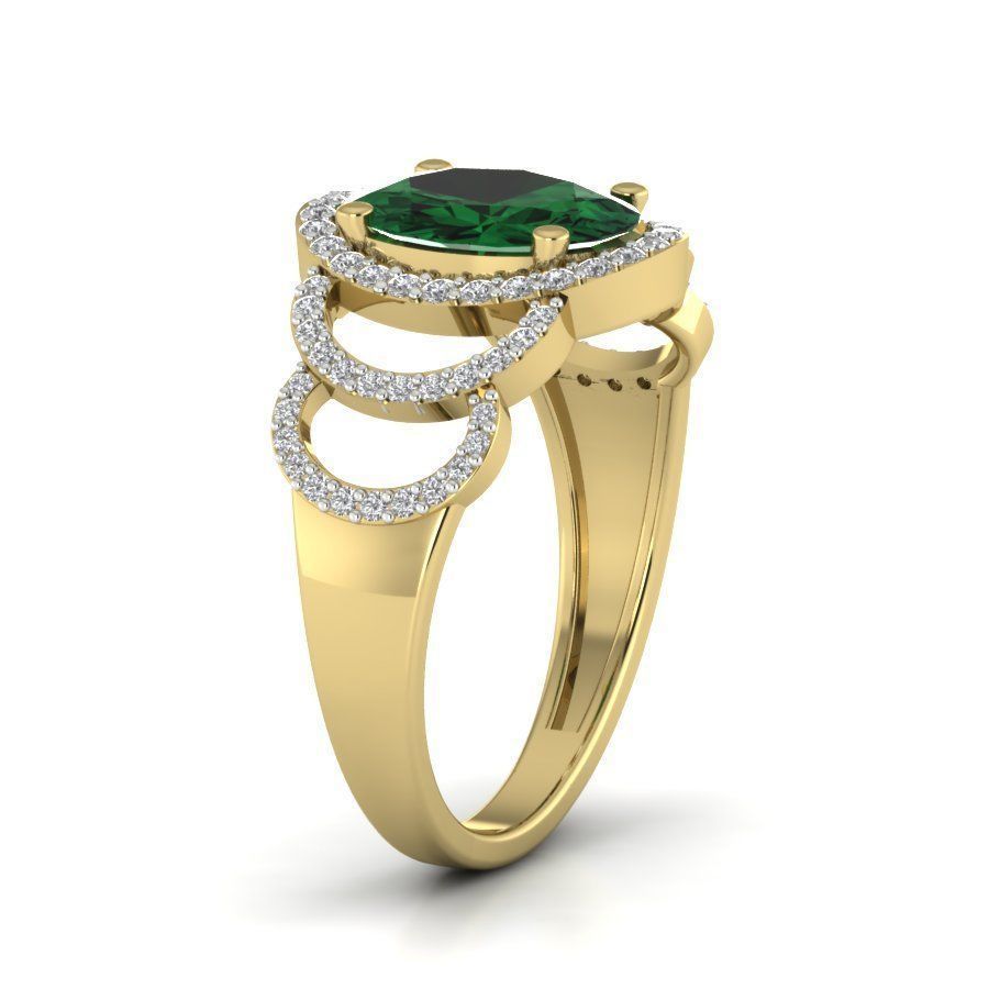 Women ring 3dm render detail 3D print model 3D print model_3