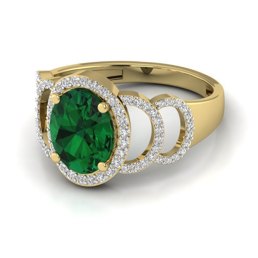 Women ring 3dm render detail 3D print model 3D print model_4