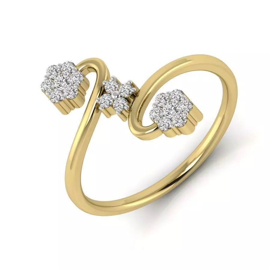 Women ring 3dm render detail 3D print model 3D print model