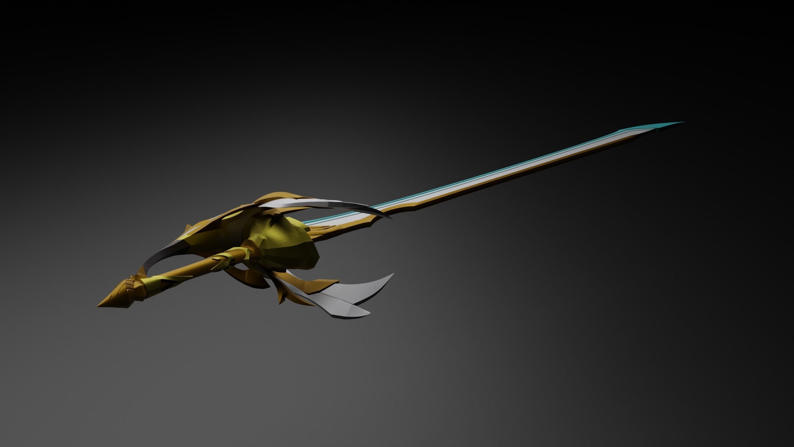 Genshin impact aquila favonia 3D print model_4