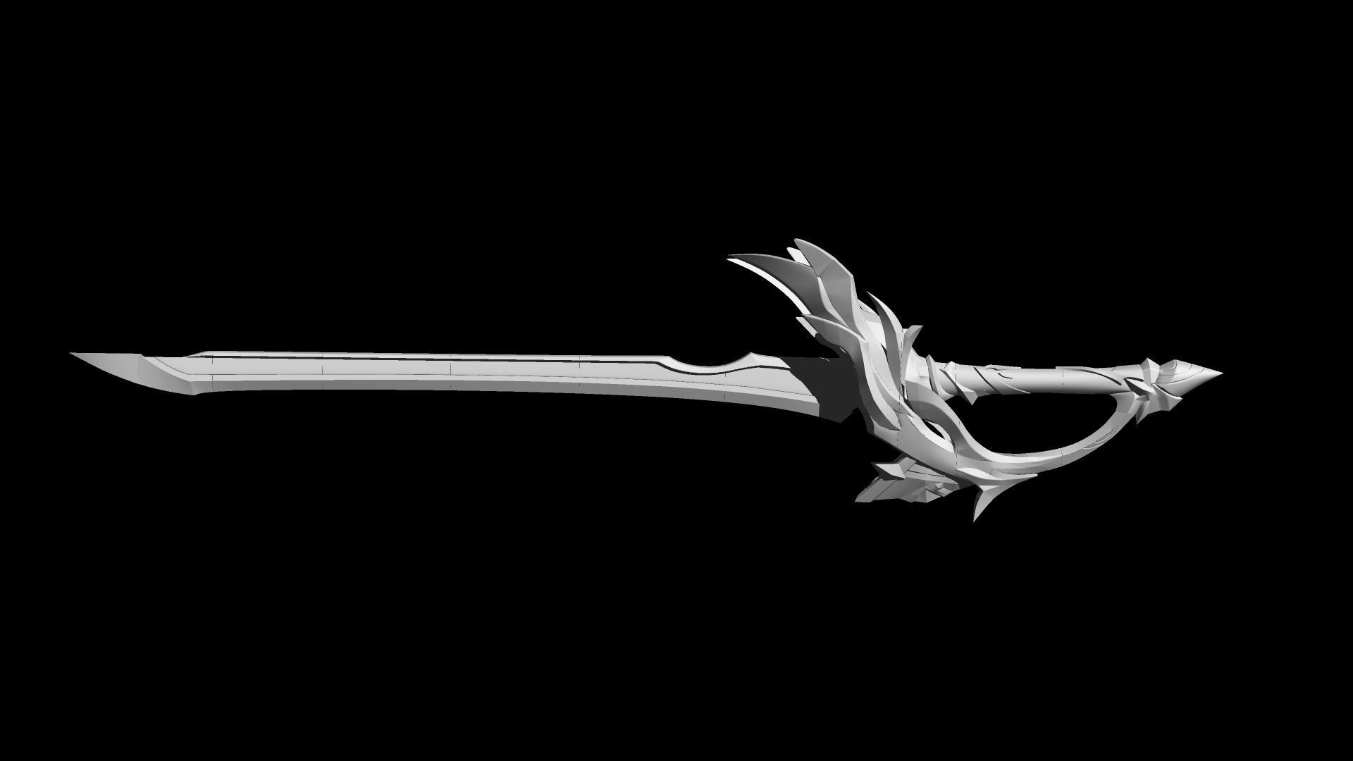 Genshin impact aquila favonia 3D print model_5