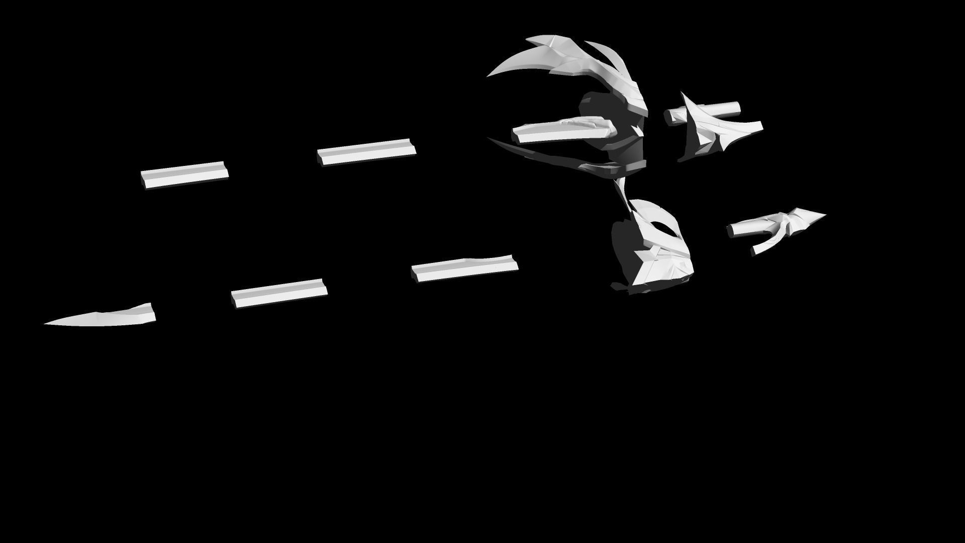 Genshin impact aquila favonia 3D print model_8