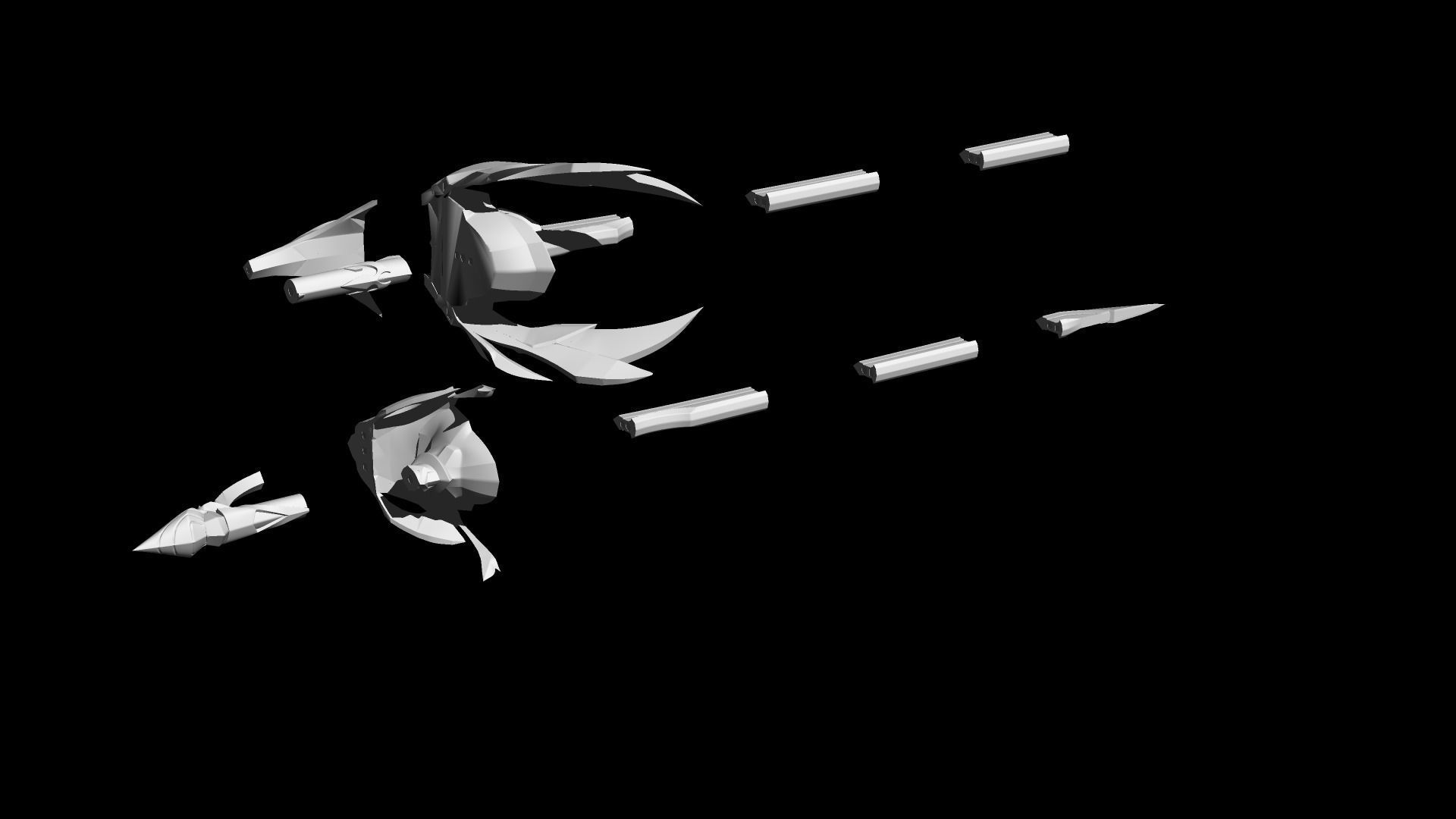 Genshin impact aquila favonia 3D print model_10