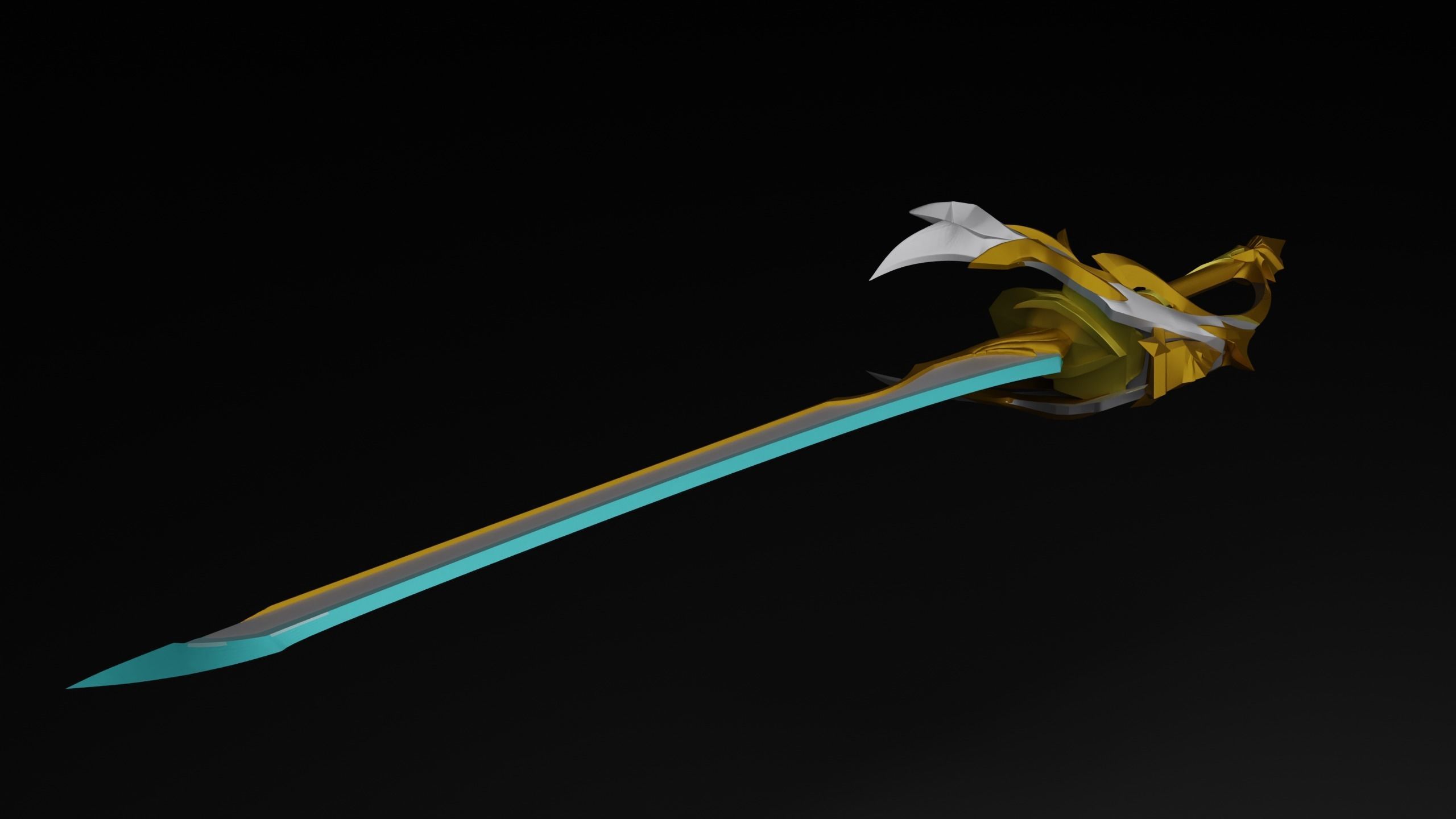 Genshin impact aquila favonia 3D print model_2