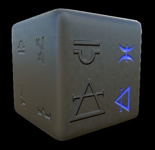 Ancient Alchemy runes set Height map Alpha Brushes decals Texture_8