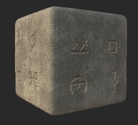 Ancient Alchemy runes set Height map Alpha Brushes decals Texture_14