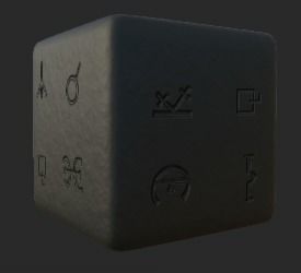 Ancient Alchemy runes set Height map Alpha Brushes decals Texture_16