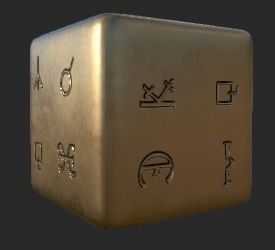 Ancient Alchemy runes set Height map Alpha Brushes decals Texture_22