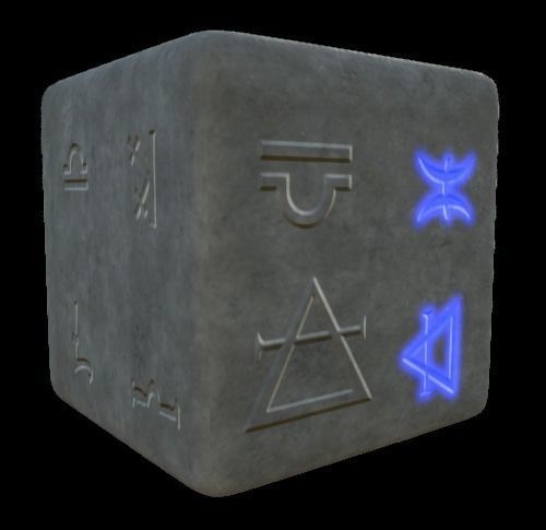 Ancient Alchemy runes set Height map Alpha Brushes decals Texture_3