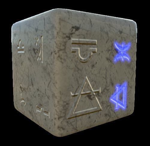 Ancient Alchemy runes set Height map Alpha Brushes decals Texture_6