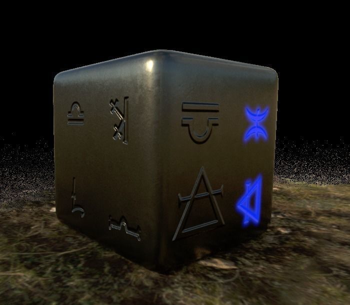 Ancient Alchemy runes set Height map Alpha Brushes decals Texture_10
